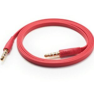 摩士顿MSD-350AUX车载音频线评测 1米红色款如何提升你的车内音乐体验